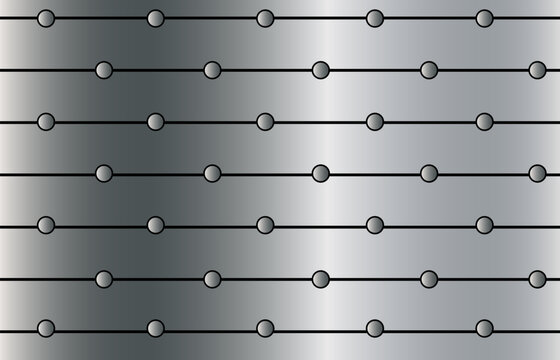 Vector background with metallic effects.  Steel Gradient. Screw. Great element for your design.