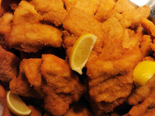 chicken schnitzel background