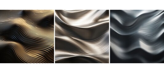 abstract wavy metal background texture illustration modern light, technology elegant, line gray abstract wavy metal background texture