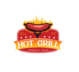barbeque logo template