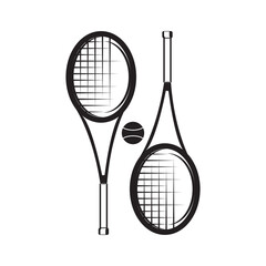 TENNIS FIELD RACKET ICON