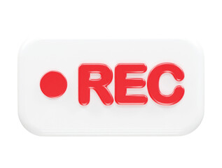 Record icon illustration element render