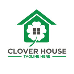 clover with house or home