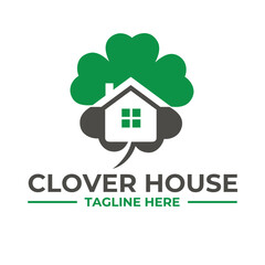 clover with house or home