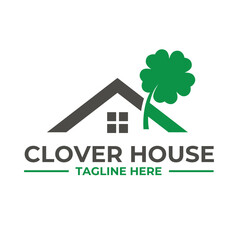 clover with house or home