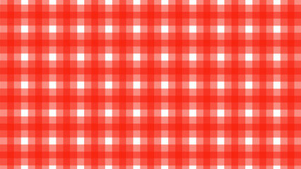 Red plaid fabric texture as a background
