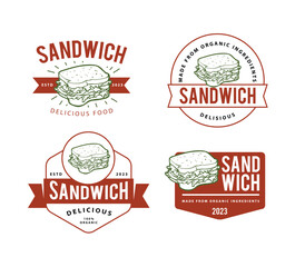 sandwich logo template