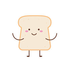 Cute Bread Illustration