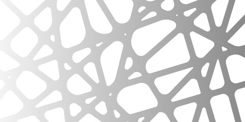  Abstract of white architectural structure pattern, Concept of future design .Abstract background white net, vector .Abstract white and gray color, modern design background with geometric shape.