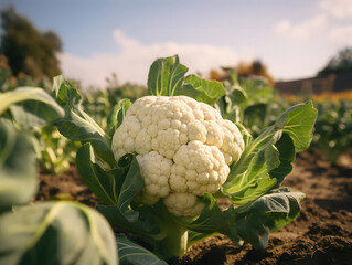 Organic Cauliflower Head