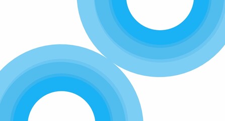Abstract background blue half circle pattern and with some copy space area