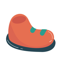 shoes of baby colorful flat design icons vector illustrations