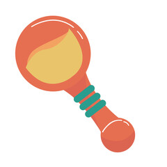 baby toys of baby colorful flat design icons vector illustrations