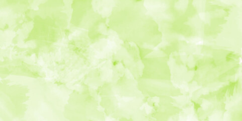Soft Green Watercolor. Abstract Background. Green, White Texture. Background With Rays.