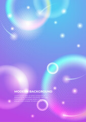Colorful fluid and wavy gradient mesh background template copy space set. Dynamic colour gradation flow backdrop design for poster, banner, flyer, magazine, cover, brochure, festival, or event