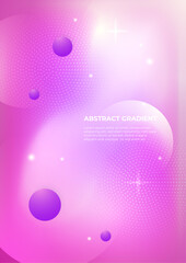 Obraz premium Colorful gradient abstract vector poster background