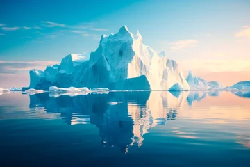Foto op Plexiglas Glaciers and the icebergs in the water © graja