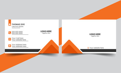 Corporate, Creative and Modern business card design template	

 