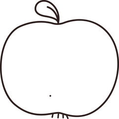 Apple Fruit Doodle
