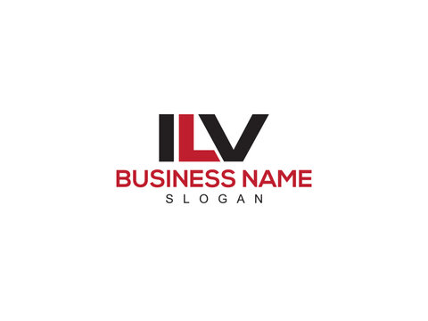 Business ILV Vector Logo Letter Icon For Shop