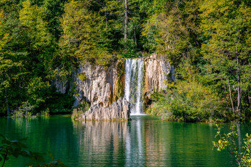 Fototapeta na wymiar Östlihe Adria. Kroaten. Plitvicer Seen