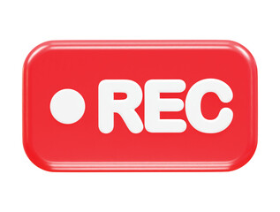 Record icon illustration element render