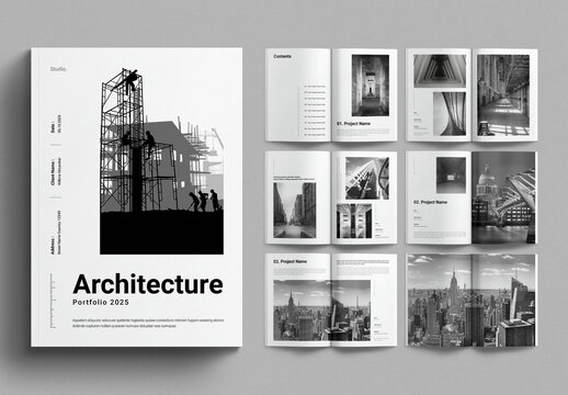 Architect Brochure Design Layout