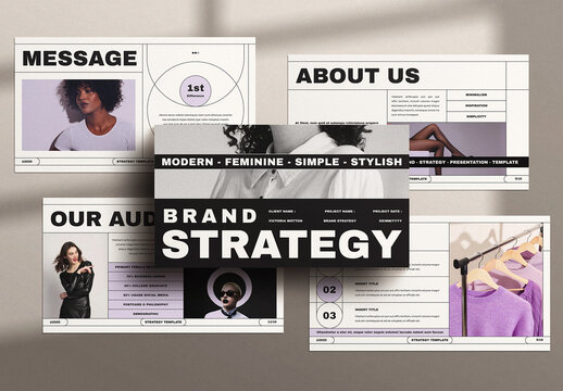 Brand Strategy Guide Presentation Layout
