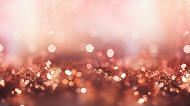 Rose gold background glitter texture pink sparkling