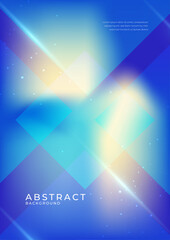 Vector gradient abstract colorful poster template design