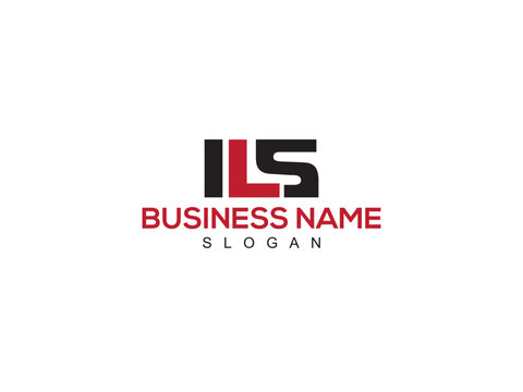 Business ILS Vector Logo Letter Icon For Shop