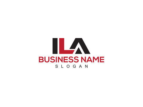 Business ILA Vector Logo Letter Icon For Shop