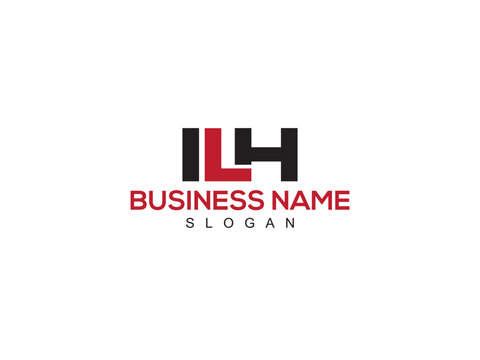 Business ILH Vector Logo Letter Icon For Shop