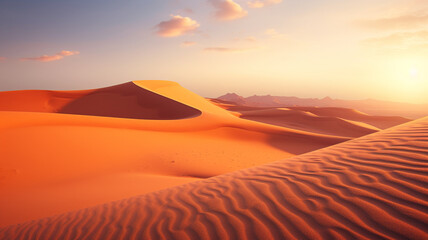 Fototapeta na wymiar sand dunes in desert