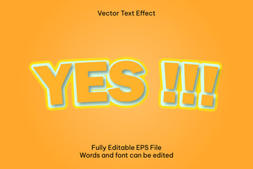 Editable text effect