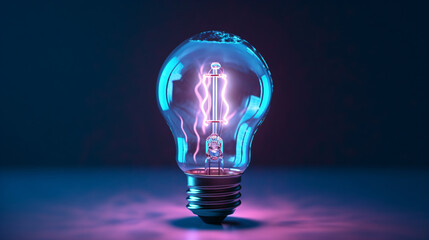 Creative Idea: Light Bulb Concept
