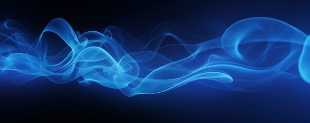 Fototapeta premium Smoke in black