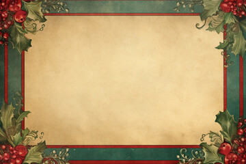 vintage christmas greeting card 
