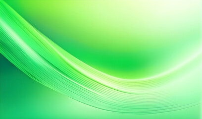 Fototapeta premium Smooth gradient green and white abstract backdrop