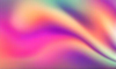 Obraz premium Smooth gradient neon abstract backdrop