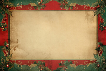 vintage christmas greeting card 