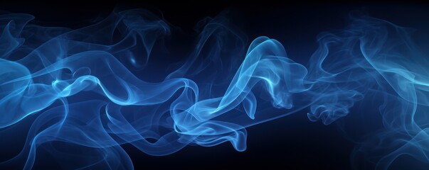 Fototapeta premium Smoke in black