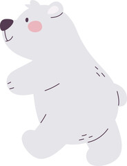 Walking Polar Bear