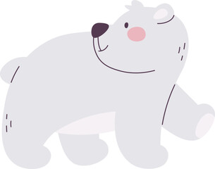 Walking Polar Bear