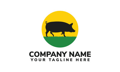 pig logo design. free pig farm logo