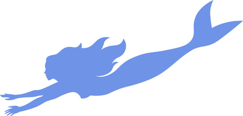 Mermaid Character Silhouette