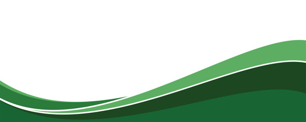 Modern banner background design. Banner template with dynamic wave shapes.