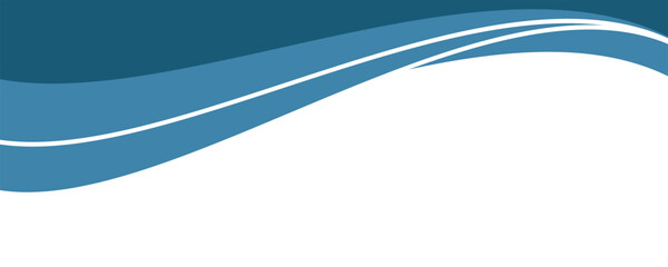 Modern banner background design. Banner template with dynamic wave shapes.