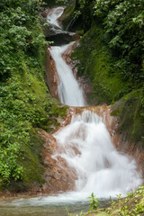 Obraz premium Waterfall with blur effect 