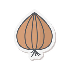 Onion Healthy Vegetable Vegetarian Ingredients Sticker Bullet Journal